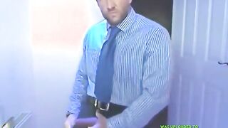 Big-Cock Daddy Tries on His New Suit