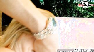 Submissive blonde bimbo gets pounded properly