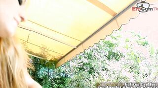 Submissive blonde bimbo gets pounded properly