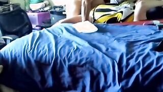 Girl Cheats with Cartoon Character while Husband Works