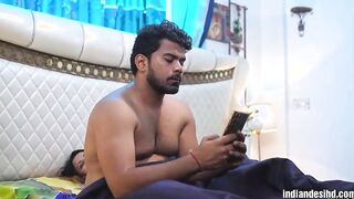 Step Sister Sucking Ane Fucking with Big Cock in Badroom