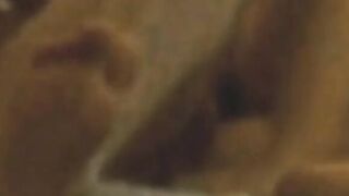 Homemade Intimacy: Brunette Couple's Passionate Encounter