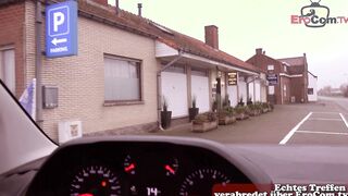 Submissive 18 year old bimbo banged inside puff by three guys