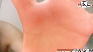 Tiny Japanese teenagers having pov sex with a cumshot