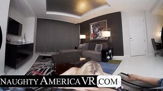 Bae blonde Kenna James Fucks you inside VR