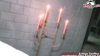 German older housewives 3 way with two chubby bimbos