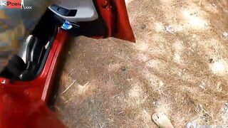 I finally pounded her inside my vehicle