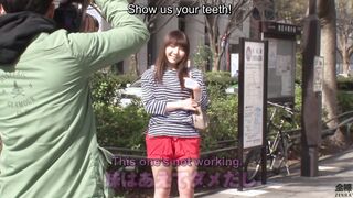 Japanese pickup artist approaches 2 Girl for nude trivia game