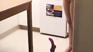 Girl Tries Anal With A Dildo