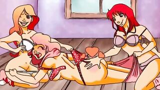 Lesbian seduction famous toons