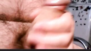 Mature Argentinian Bear Wanks and Cums
