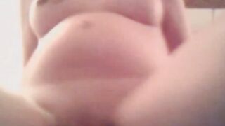 Pregnant Redhead's Solo Show