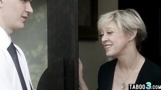 Mature enjoying two big religious cocks