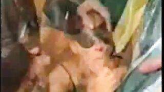 Svenska Redhead Amandla Gangbanged