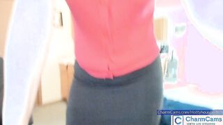 Hottyhousewife18 Flirtatious act at CharmCams