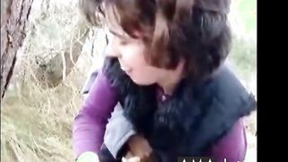 Hot Girl's BBC Adventure in the Woods!
