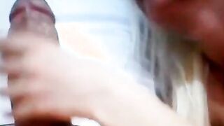 Blonde Amateur Sucks a Big Cock!