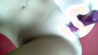 using mom's toy and cumming hard (Camilla, 19)