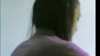Amateur Asian Couple's Warm-Up Session