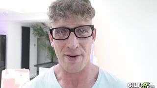 He Got Busted Plump GILF Fucks