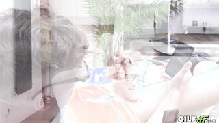 He Got Busted Plump GILF Fucks