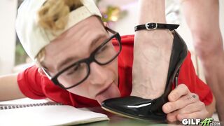 Student Gets  Disciplined by granny