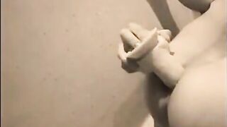 Twink Takes a Big Dildo Balls Deep