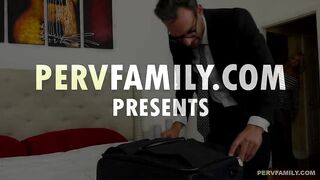 Sucking Off husband's penis inside the hotel is awesome