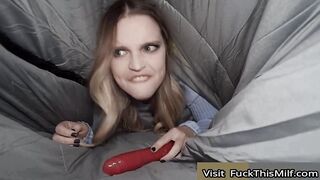 Horny Babe Gianna Grey Fucks Her Best Friend Codi Vore's BF While He Is Taking A Show