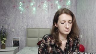 Amateur Afghan babe masturbates solo on webcam