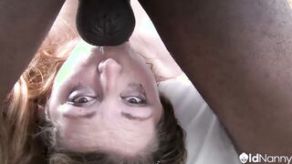 Estella Bathory Gives Deepthroat to Black Cock - AGEDLOVE