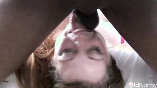 Estella Bathory Gives Deepthroat to Black Cock - AGEDLOVE