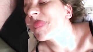 Gesichtsbesamung - Amateur Ehefrau Orgasmus