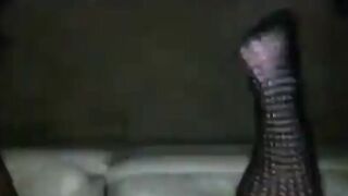 Crossdresser Takes on a Big Black Cock