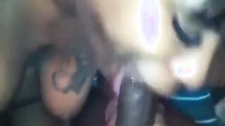 Black Girl's Webcam Blowjob