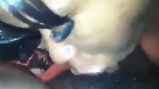 Black Girl's Webcam Blowjob