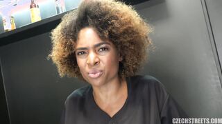 Czech Streets 121: Extra Sexy Black Hairdresser