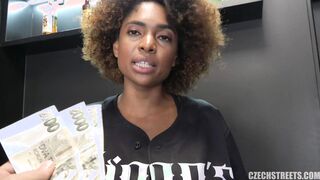 Czech Streets 121: Extra Sexy Black Hairdresser