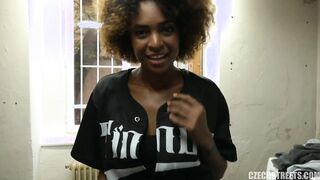 Czech Streets 121: Extra Sexy Black Hairdresser