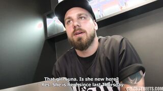 Czech Streets 121: Extra Sexy Black Hairdresser