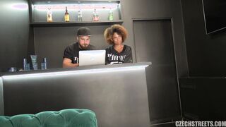 Czech Streets 121: Extra Sexy Black Hairdresser