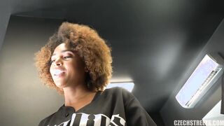 Czech Streets 121: Extra Sexy Black Hairdresser