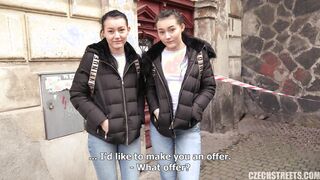 Czech Streets 124: Naive Sexy Young Twins