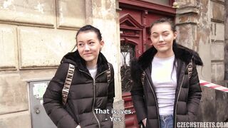 Czech Streets 124: Naive Sexy Young Twins
