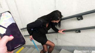 Czech Streets 129: Milf Enjoys a Vibrator in Public