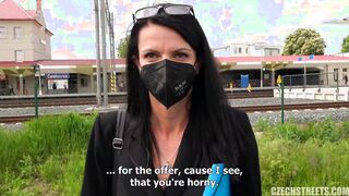 Czech Streets 129: Milf Enjoys a Vibrator in Public