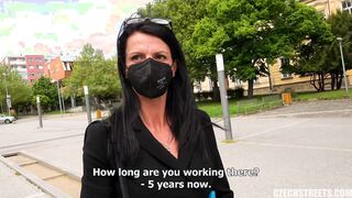 Czech Streets 129: Milf Enjoys a Vibrator in Public