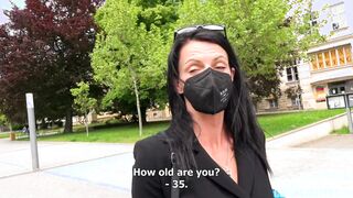 Czech Streets 129: Milf Enjoys a Vibrator in Public