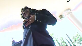 Gardener having sex with his boss's youngest daughter after class.