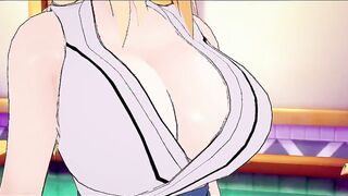Наруто трахает ВСЕХ своих любимых девочек ниндзя и кончает с леди Цунаде 2